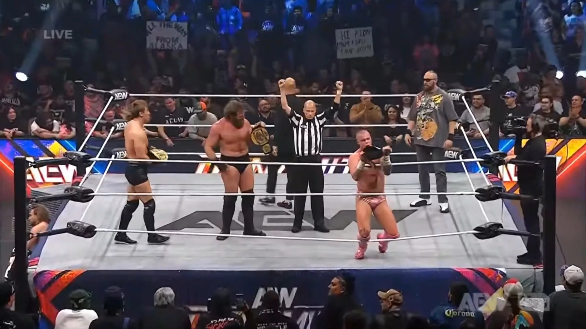 AEW Kazuchika Okada Mark Davis Kyle Fletcher Tríos