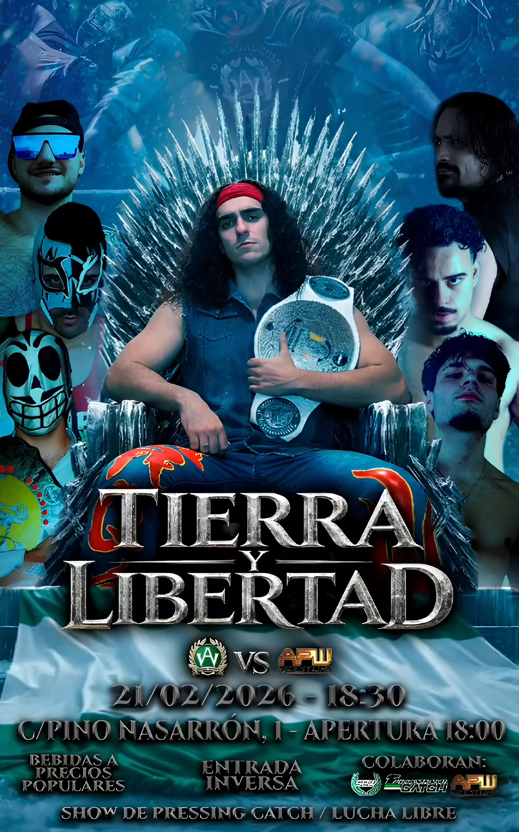 Resultados Andalucía Wrestling: Tierra y Libertad 2026