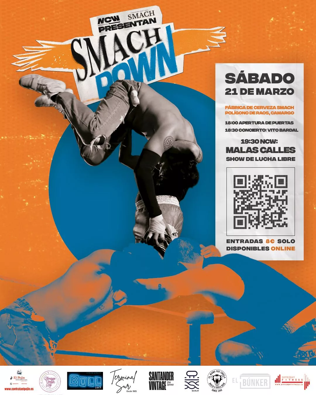 Resultados North Coast Wrestling: SmachDown! II – Malas Calles