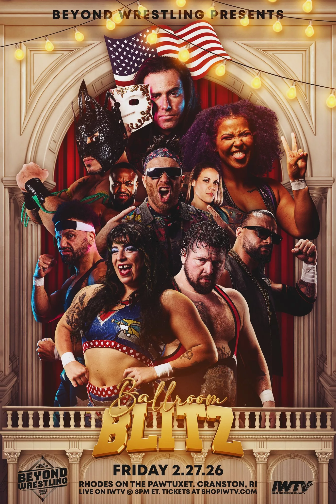 Resultados Beyond Wrestling Ballroom Blitz | Cappuccino Jones retiene título WWE ID