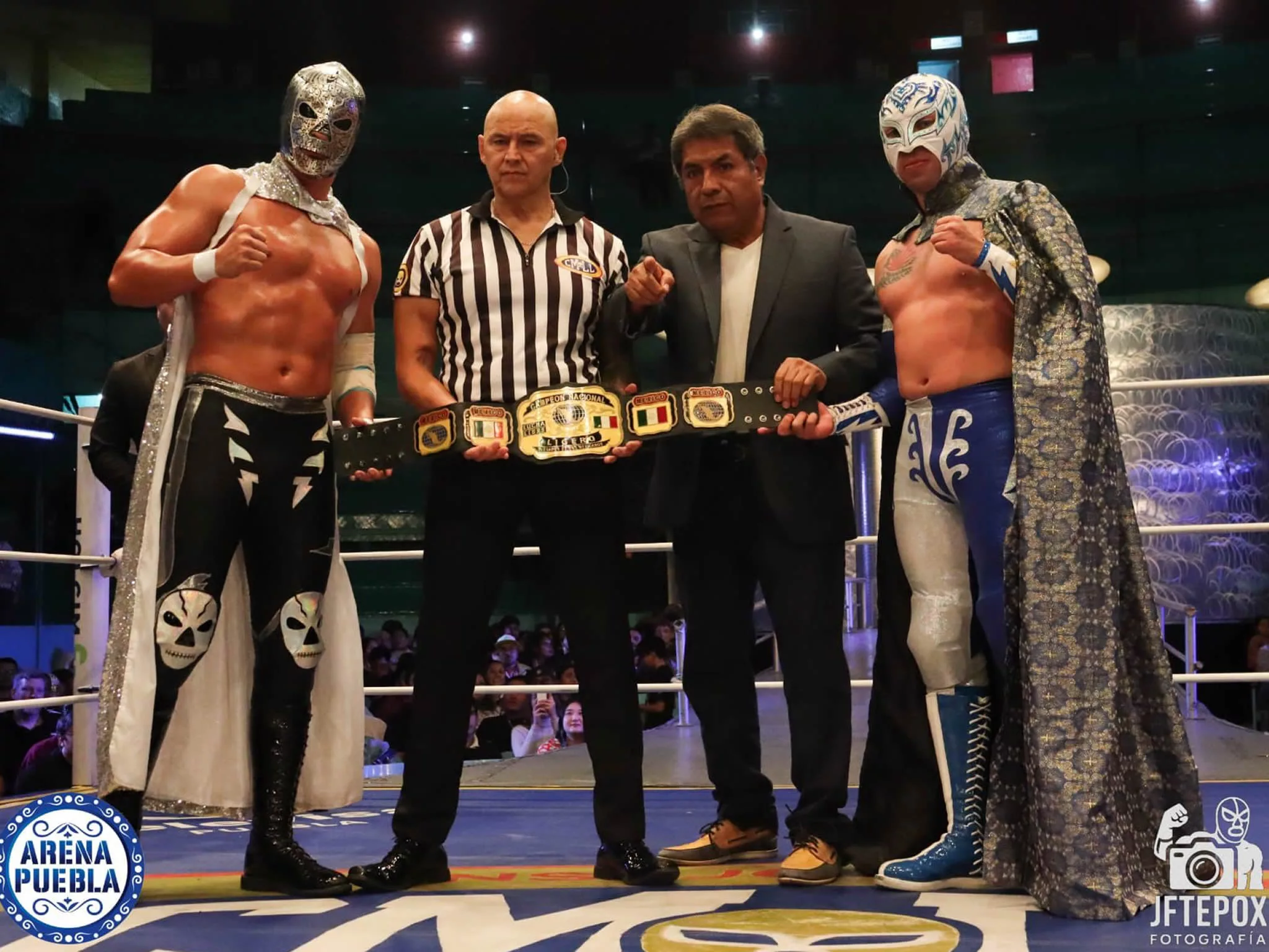 Calavera Jr. I conquista el Campeonato Nacional Ligero en la Arena Puebla