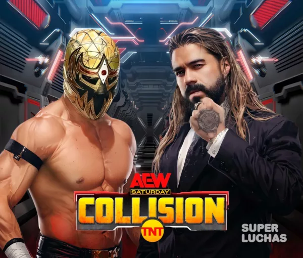 Cobertura y resultados AEW Collision 11 de marzo 2026 | Máscara Dorada vs. Andrade