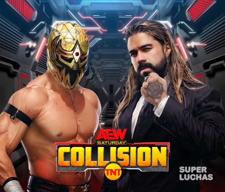 Cobertura y resultados AEW Collision 11 de marzo 2026 | Máscara Dorada vs. Andrade
