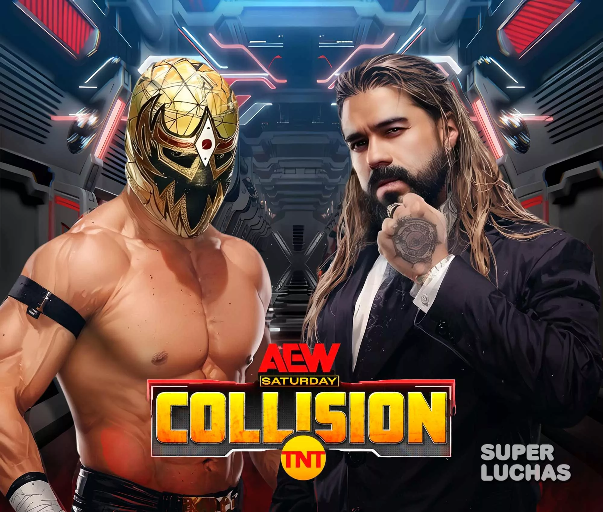 Cobertura y resultados AEW Collision 11 de marzo 2026 | Máscara Dorada vs. Andrade