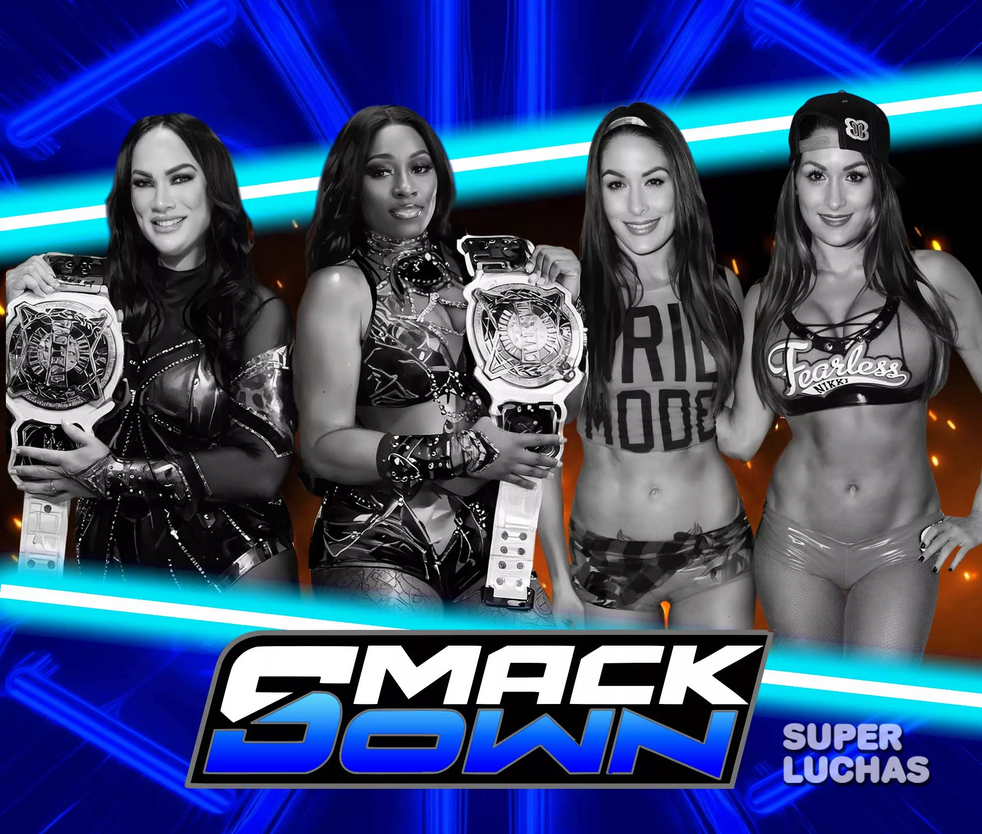 WWE SMACKDOWN 20 de marzo 2026 | Resultados en vivo y cobertura | The Irresistible Forces vs. Bella Twins