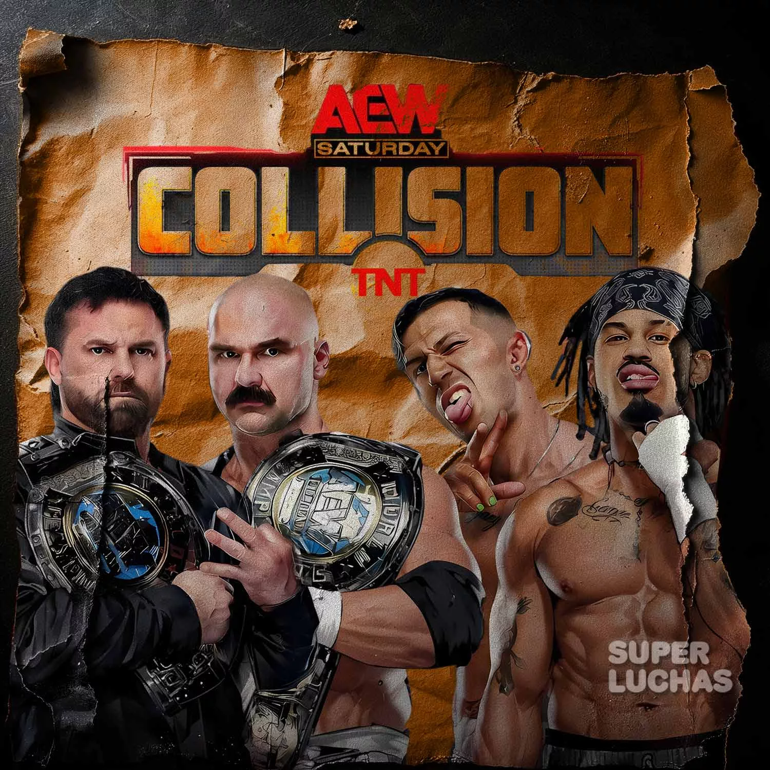 Donde ver AEW Collision 7 de marzo 2026 | FTR vs. The Rascalz