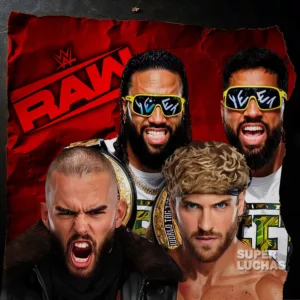 Dónde ver WWE Raw 23 de marzo 2026 | The Usos vs. Austin Theory y Logan Paul