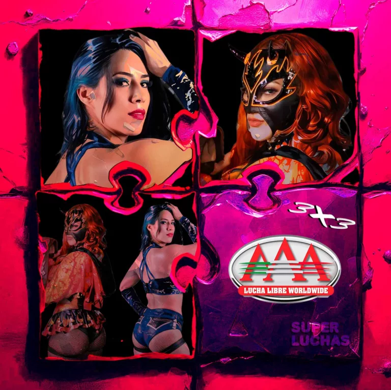 3x3 LUCHA LIBRE AAA 4 de abril 2026 | Flammer vs. Sussy Love