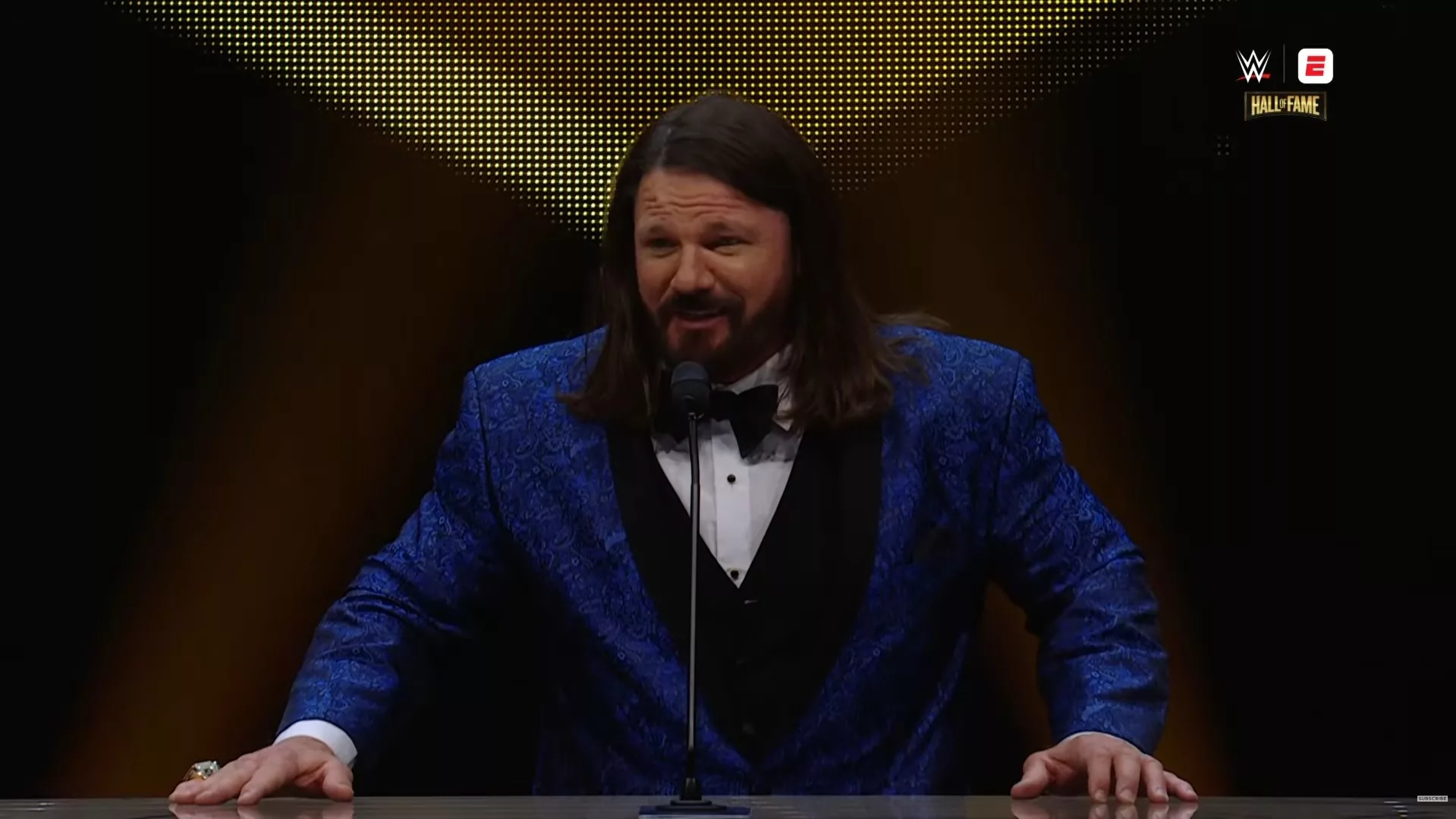 AJ Styles WWE Hall of Fame