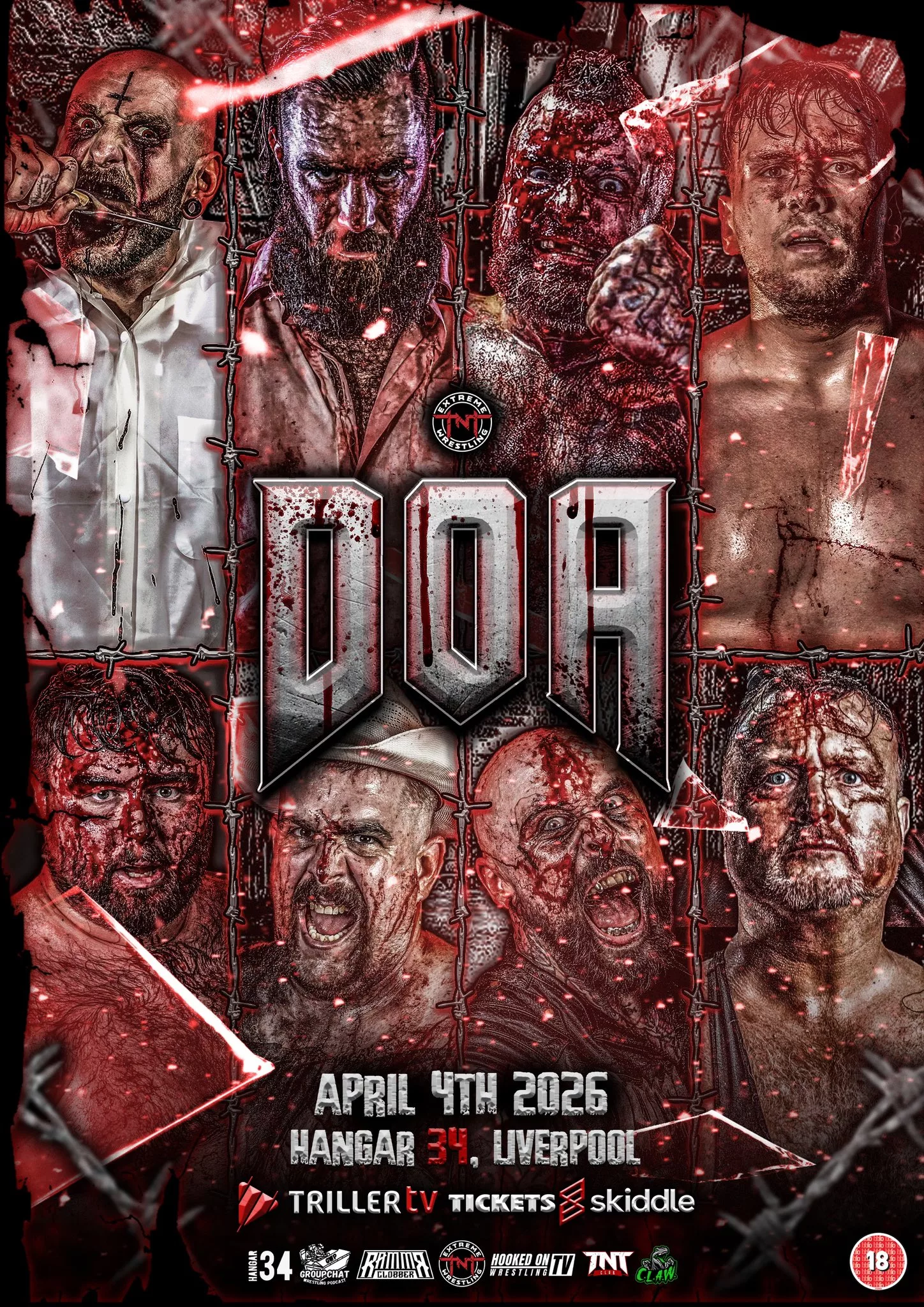 Resultados TNT Extreme Wrestling: Dead Or Alive 2026