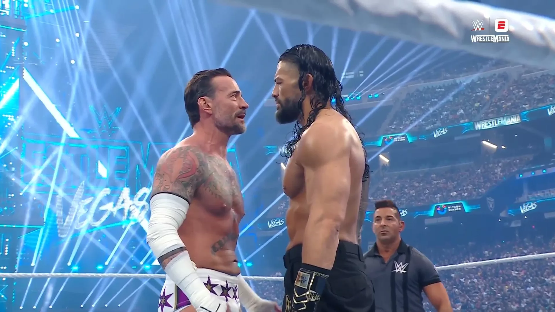 CM Punk Roman Reigns WWE WrestleMania 42 2