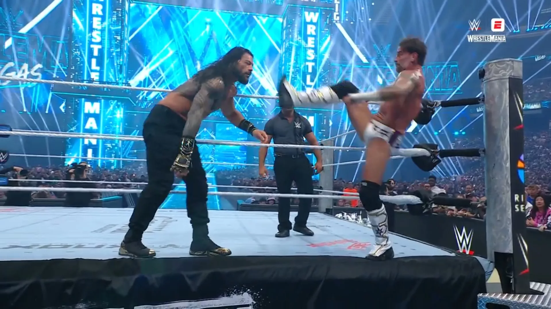 CM Punk Roman Reigns WWE WrestleMania 42 3