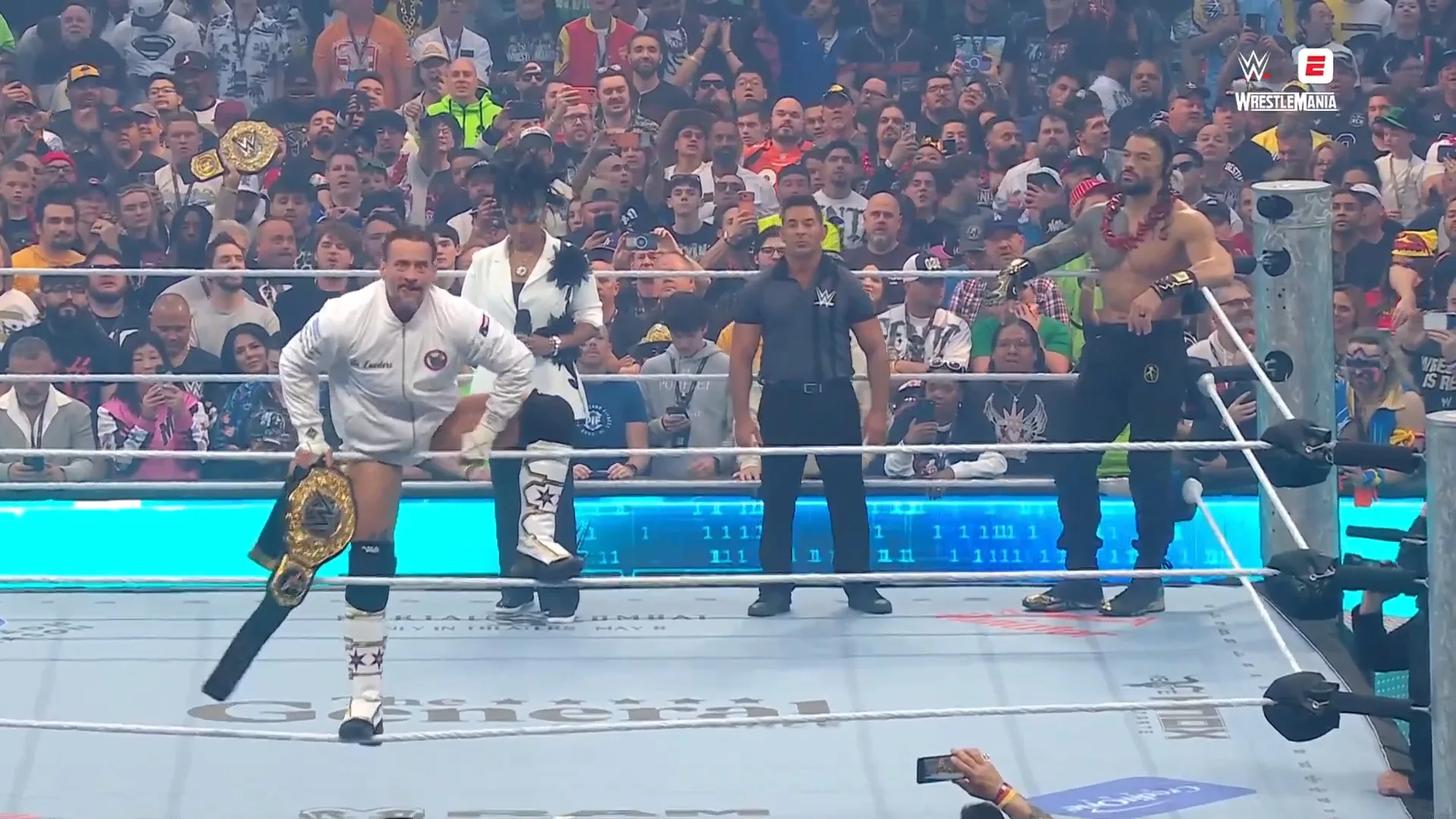 CM Punk Roman Reigns WWE WrestleMania 42