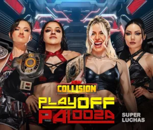 Cobertura y resultados AEW Collision 25 de abril 2026 | Persephone y Alex Windsor vs. Thekla y Skye Blue