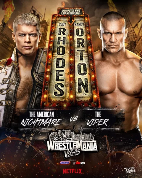 Cody Rhodes Randy Orton WrestleMania