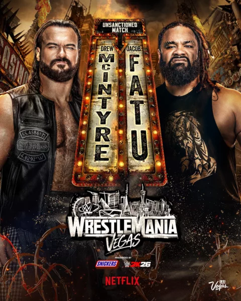 Drew McIntyre Jacob Fatu WrestleMania