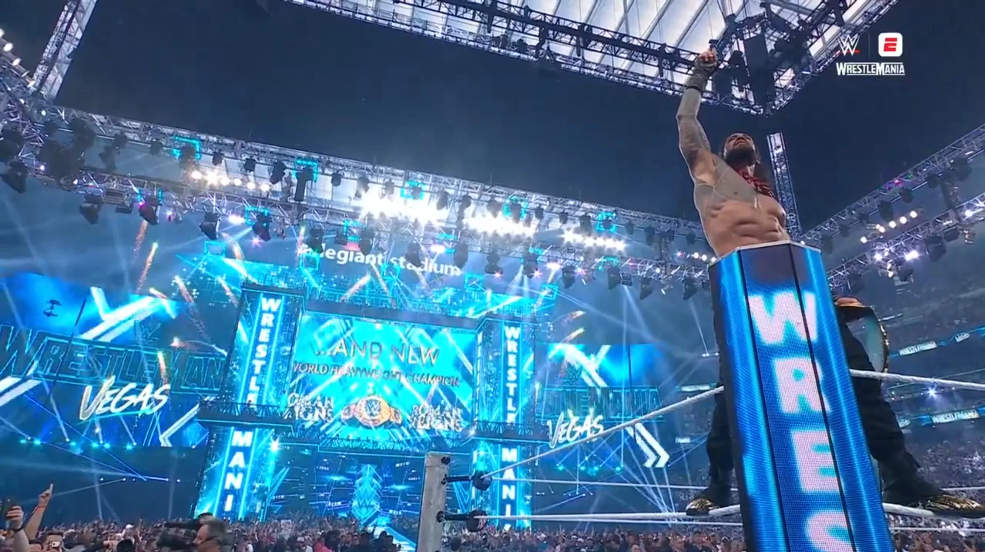 Roman Reigns Campeón Mundial de Peso Completo WWE WrestleMania 42