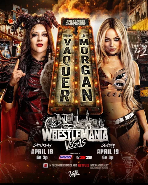 Stephanie Vaquer Liv Morgan WrestleMania