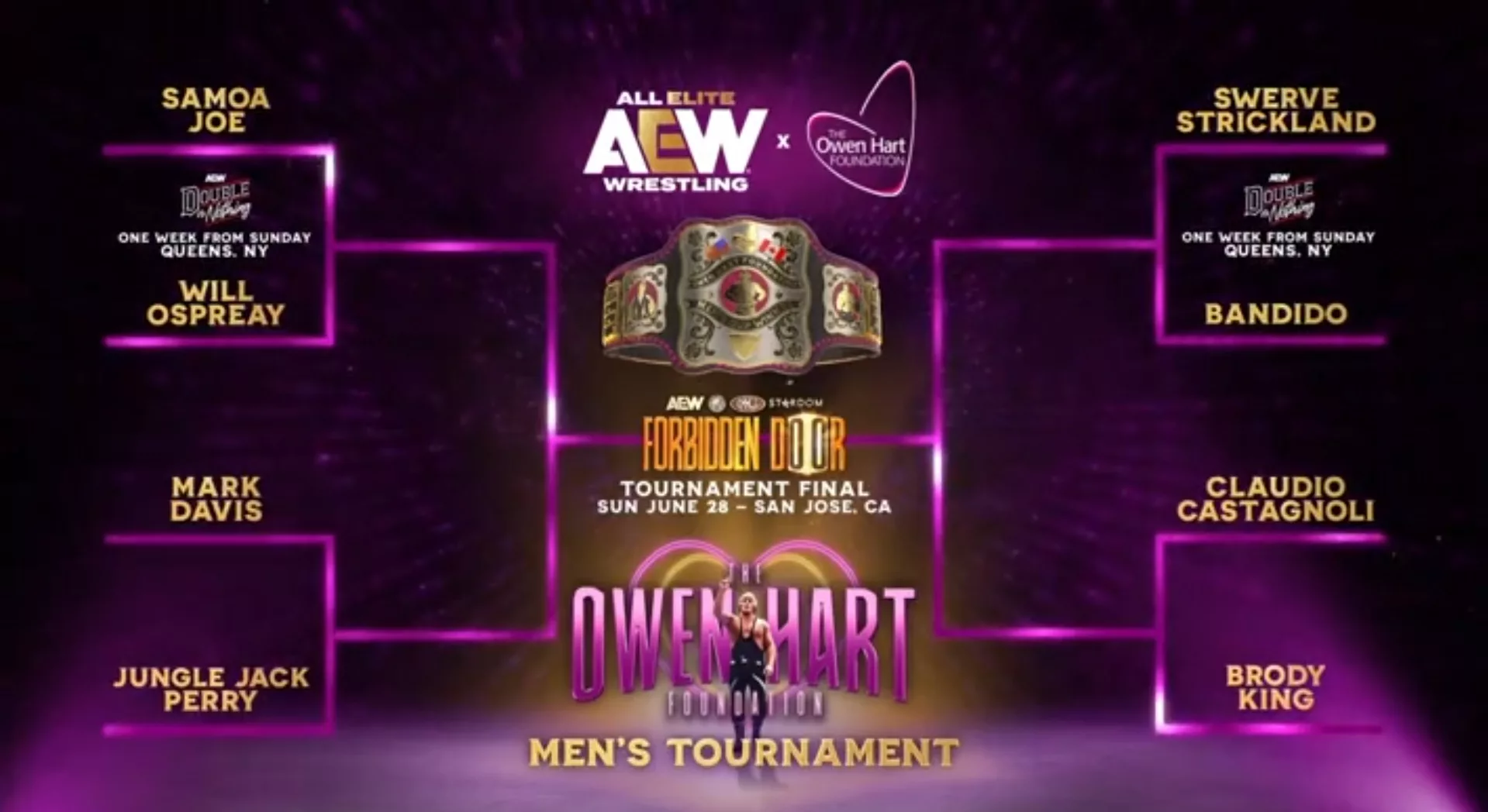 AEW Dynamite 13 mayo 2026 Torneo Owen Hart Brackets 2026