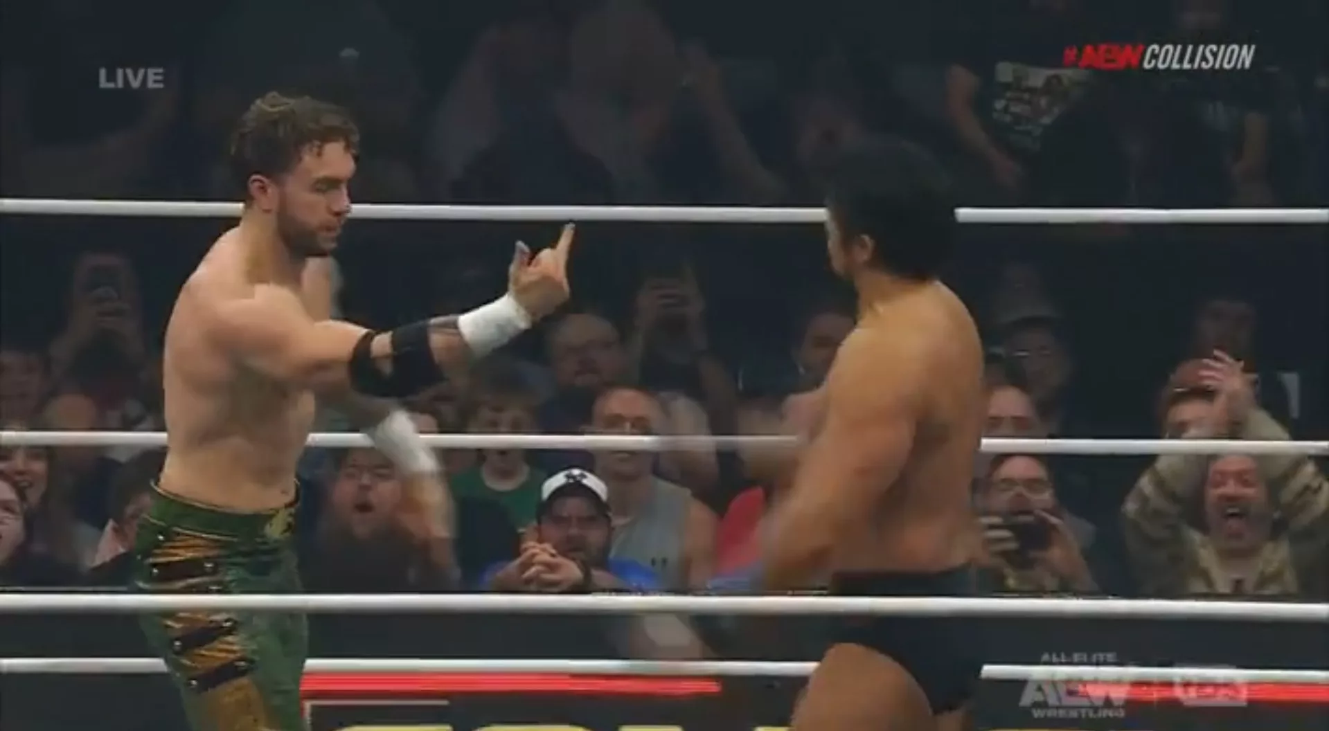 Will Ospreay Katsuyori Shibata durante AEW Dynamite