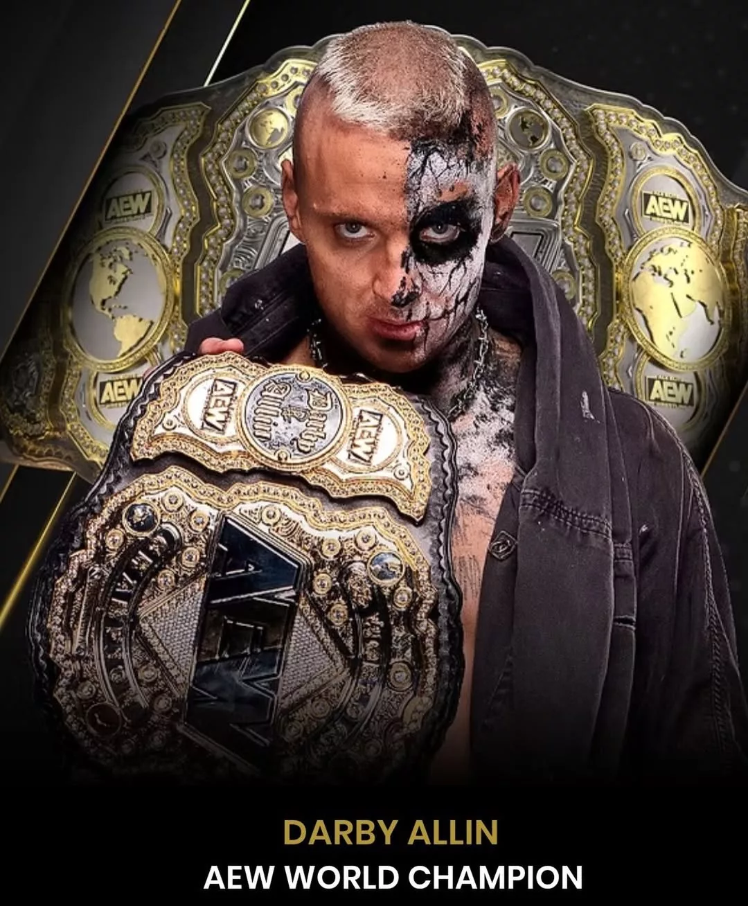 Darby Allin como Campeón Mundial de Peso Completo AEW