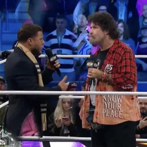 mjf Mick Foley Double or Nothing durante AEW Double or Nothing