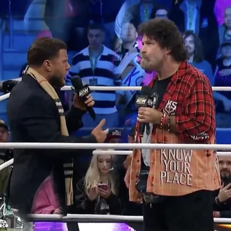 mjf Mick Foley Double or Nothing durante AEW Double or Nothing