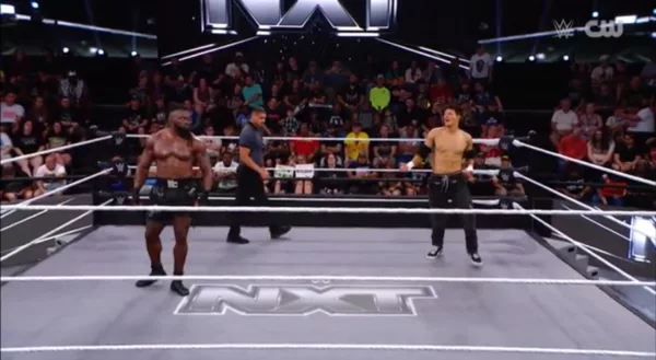 Keanu Carver Tate Wilder durante WWE NXT