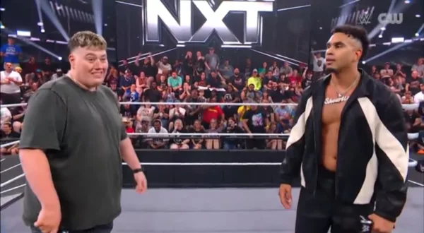 Mason Rook Kam Hendrix durante WWE NXT