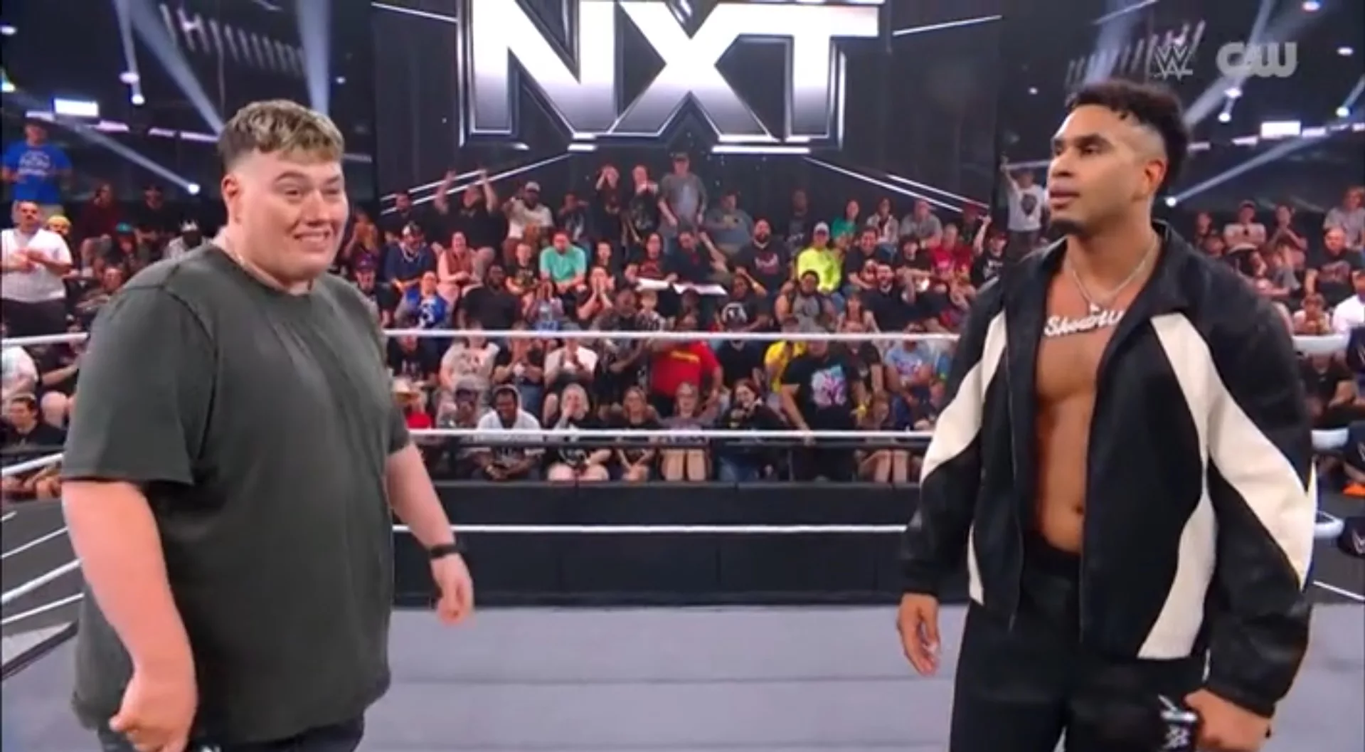 Mason Rook Kam Hendrix durante WWE NXT