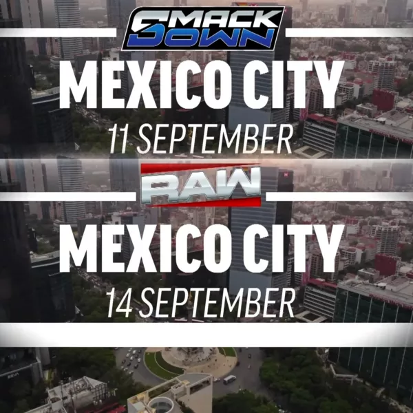 WWE Raw y WWE SmackDown, en vivo desde México en septiembre de 2026