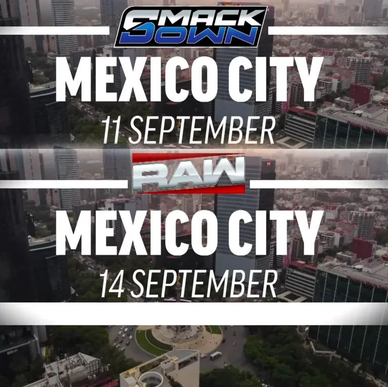 WWE Raw y WWE SmackDown, en vivo desde México en septiembre de 2026