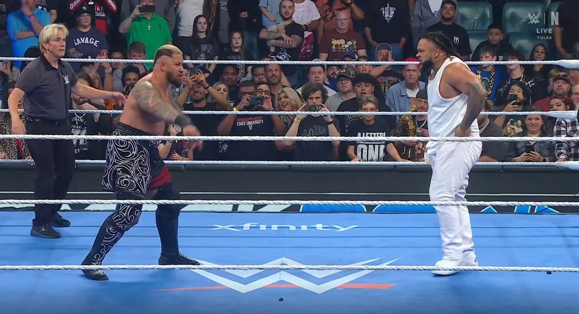 WWE SmackDown 1 mayo 2026 Solo Sikoa Jacob Fatu