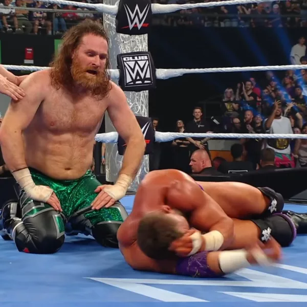 Sami Zayn y Matt Cardona en WWE SmackDown