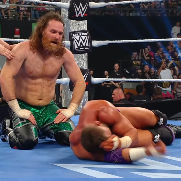 Sami Zayn y Matt Cardona en WWE SmackDown