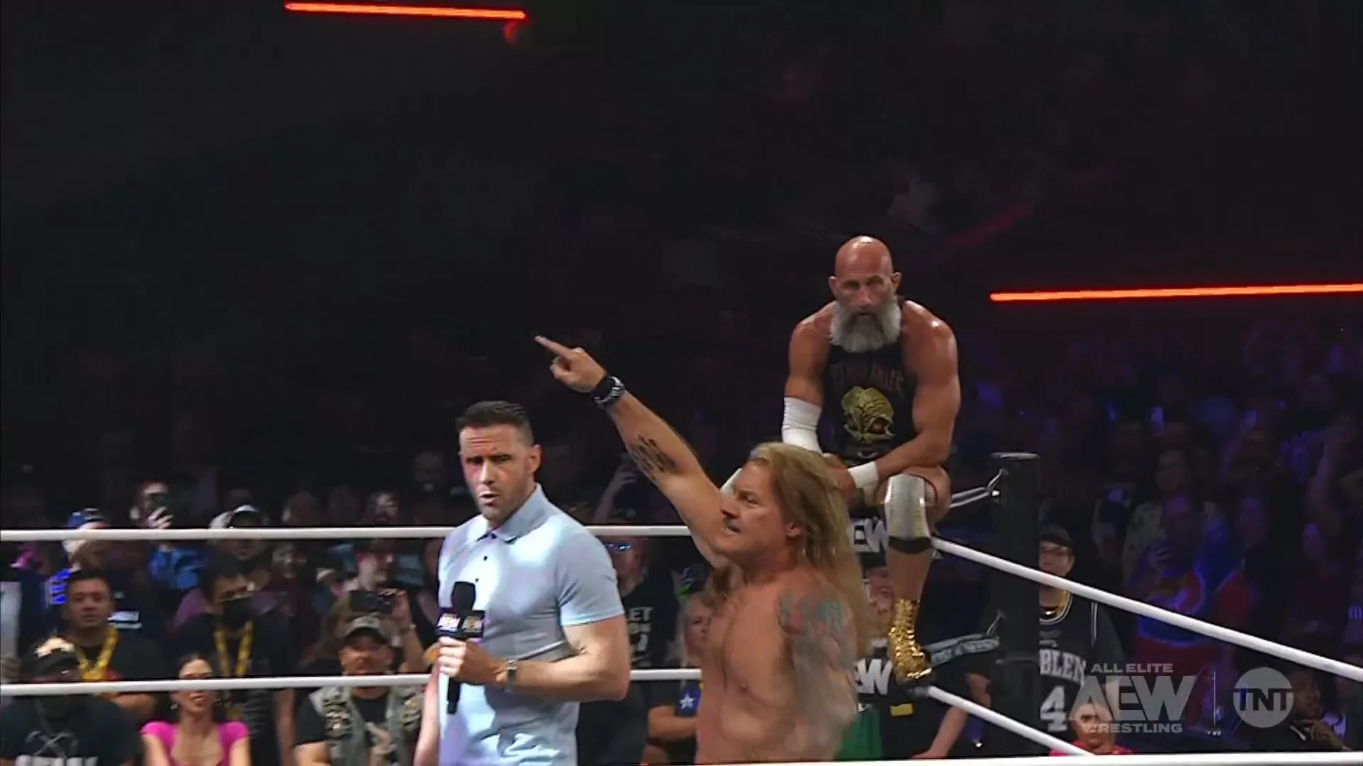 AEW Collision 20 de junio de 2026. Nigel McGuinness, Chris Jericho y Tommaso Ciampa