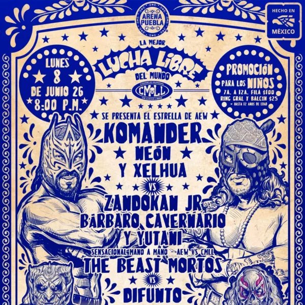 Arena Puebla 8 de junio 2026