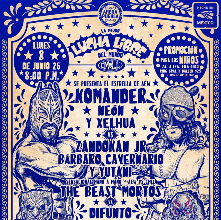Arena Puebla 8 de junio 2026