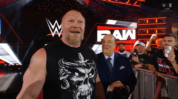 Brock Lesnar y Paul Heyman en el WWE Raw del 29 de junio de 2026