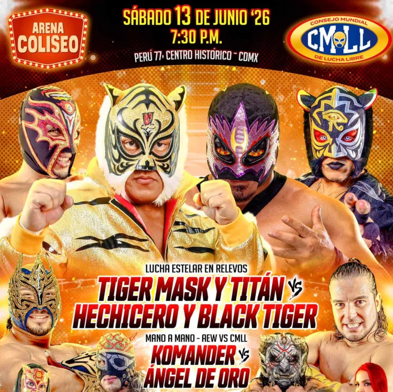 CMLL Arena Coliseo 13 de junio 2026