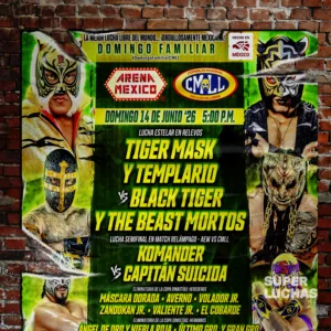 CMLL Arena México 14 de junio 2026