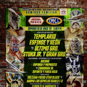 CMLL Arena Mexico 28 de junio 2026