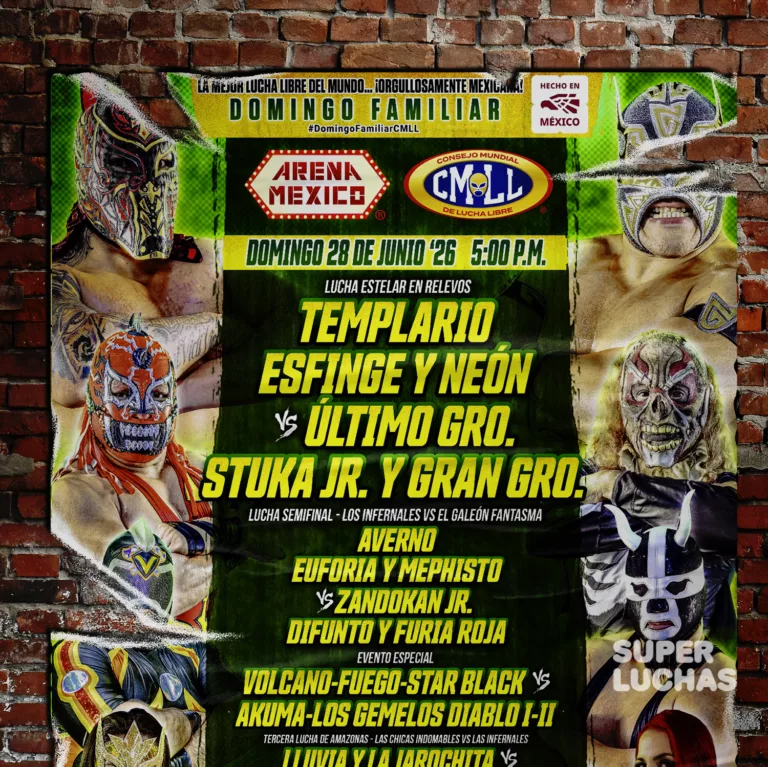 CMLL Arena Mexico 28 de junio 2026