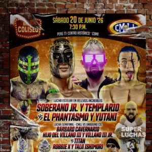 CMLL Arena Coliseo 20 de junio 2026