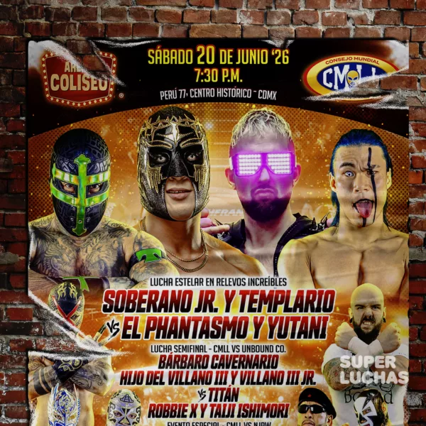 CMLL Arena Coliseo 20 de junio 2026