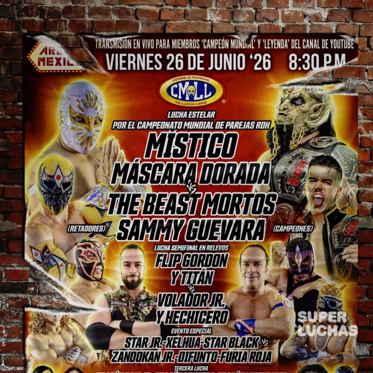 CMLL Arena México 26 de junio 2026