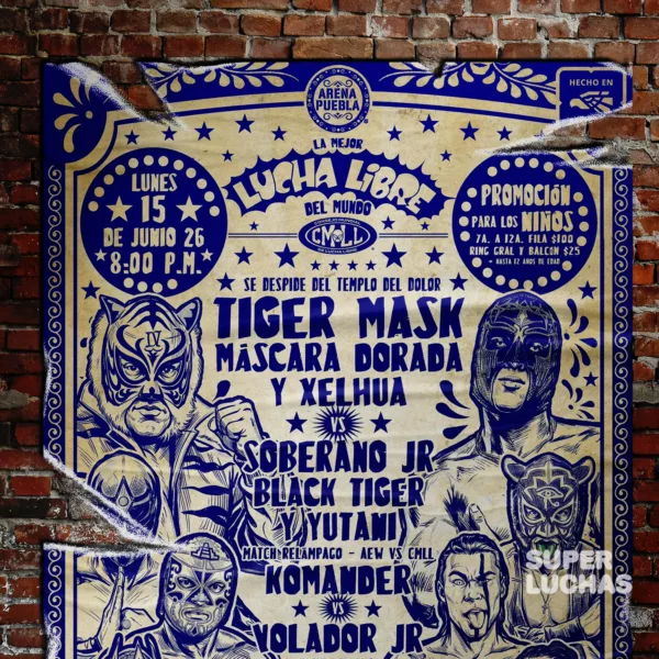 CMLL Arena Puebla 15 de junio 2026