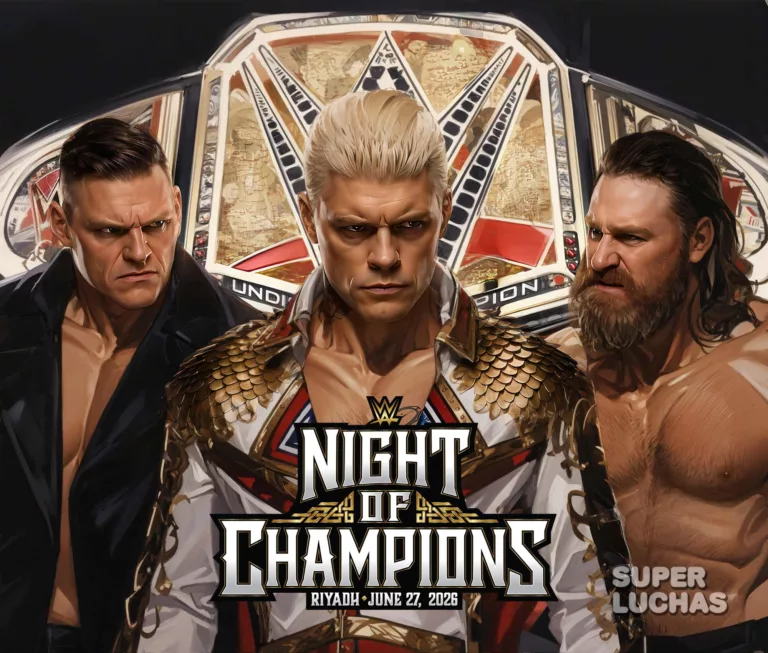 Cobertura y resultados WWE Night of Champions 2026 | Cody Rhodes vs. Gunther vs. Sami Zayn