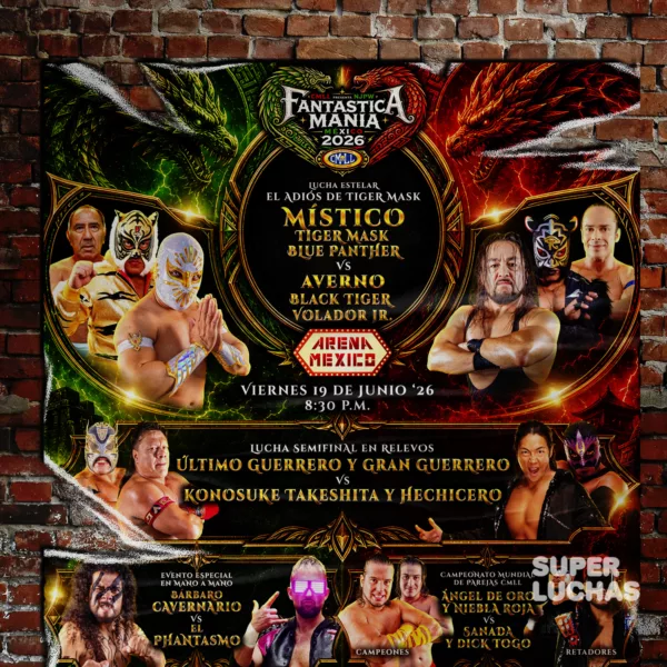 CMLL Fantasticamania 19 de junio 2026