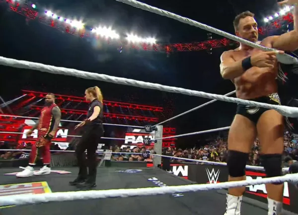 LA Knight vs. Jey Uso en el WWE Raw del 29 de junio de 2026